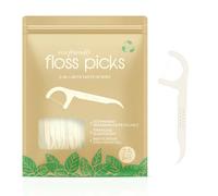 75 Hilo Dental para el Cuidado Dental, Fabricados con Material PLA Degradable: Seda dental para Limpiar los Dientes y Eliminar la Placa y los Restos de Comida