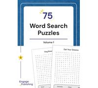 75 Large Print Word Search Puzzles - Level 2: Easy to Solve Puzzles for the Elderly & Seniors, Activities & Games for Adults with Dementia or Alzheimer's