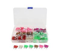75 piezas 3A 7.5A 10A 25A 30A 35A 40A ATC ATO Auto Car Truck Kit de fusibles hoja regular