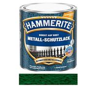 750 ml Hammerite Direkt auf Rost Metall-Schutzlack Dunkelgrün, Hammerschlag