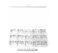 750 Uds M1 M1.2 M1.4 M1.7 M2 304 cabeza cruzada de acero inoxidable/Kit de combinación de tornillos autorroscantes avellanados