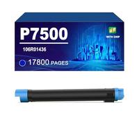 7500 Cartucho De Tóner Compatible con Impresoras para Xerox Phaser 7500 7500DN 7500DNZ 7500DT 7500DX Y 7500N. Rendimiento De hasta 19800/17800 Páginas,Cyan-1 Pack