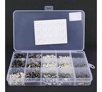 750PCS Interruptores de Pulsador Táctil 15 Valores Momentáneo Kit de Surtido de Interruptores Mini Táctil
