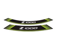 7590-8 Tiras Arco Adhesivos Llantas vinilos Pegatinas Rueda Color Verde