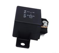 75A 12/24V Relé de arranque SPDT, solenoide de arranque compacto para maquinaria y excavadoras de servicio pesado, negro (24V)