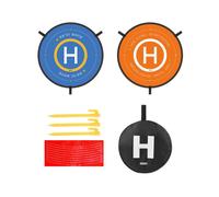 (75cm, Double sided apron) UAV Landing Gear PU Leather Landing Pad with Secure Ground Nails for Stable Landings 55cm/75cm Avaliable to Choose 75cm