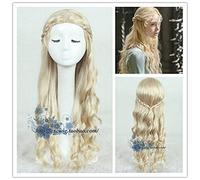 75Cm Película Maléfica Princesa Aurora Cosplay Peluca Bella Durmiente Peluca Juego De Rol Pelo Halloween Cosplay + Gorro De Peluca