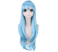 75cm Sword Art Online SAO Yuuki Asuna Blue Long Braiding Cosplay Wig Synthetic Hair Halloween Costume Party Play Wigs For Women