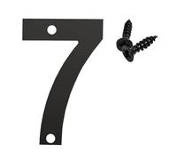 75mm, 90mm, 100mm, 120mm Stainless Steel Digital Double Screw Hole Mailbox Mailbox Number House Number(100mm,7)