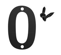 75mm, 90mm, 100mm, 120mm Stainless Steel Digital Double Screw Hole Mailbox Mailbox Number House Number(100mm,0)