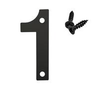 75mm, 90mm, 100mm, 120mm Stainless Steel Digital Double Screw Hole Mailbox Mailbox Number House Number(75mm,1)