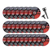 75mm Metal Cutting Disc 75x1.2x9.5mm Cut Off Wheels With Mandrel For Die Grinder Metal & Stainless Steel Cutting Mini Saw Blade(2pcs mandrel)