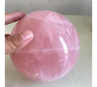 75mm1PCS Decoración de la boda 45mm Crystal Natural Pink Rose Quartz Gemstone Ball-55mm