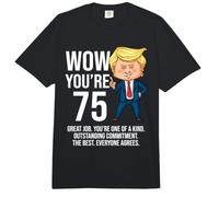 75th Birthday 75 Años Funny Trump Republican Party Comfort Colors Adult Heavyweight T-Shirt