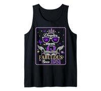 75th Birthday Queen Chapter 75 Fabulous Since 1951 Women Camiseta sin Mangas