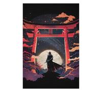 75x50cm/1000pcs Rompecabezas De Piezas para Adultos Torii Gate Moonlight Rompecabezas Familiar Juego De Desafío Difícil Regalos para Amigos Y Familiares 75x50cm/1000pcs