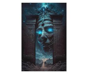 75x50cm/1000pcs Rompecabezas para Adolescentes Egyptian Portal to The Stars Rompecabezas para Adultos Juegos Familiares Análisis Y Lógica Juegos Desafiantes Regalos