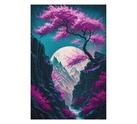 75x50cm/1000pcs Rompecabezas para Adolescentes Magic Neon Tree Rompecabezas para Adultos Juego Familiar Difícil Regalo De Cumpleaños, Regalos, 75x50cm/1000pcs