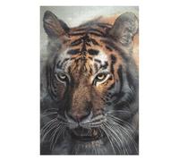 75x50cm/1000pcs Rompecabezas para Adolescentes Misty Tiger Portrait Rompecabezas para Adultos Juego Familiar Decoración Interacción Entre Padres E Hijos 75x50cm/1000pcs
