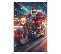 75x50cm/1000pcs Rompecabezas para Adolescentes Speedy Santa Style Rompecabezas para Adultos Juegos Divertidos Mejora La Memoria Actividades Divertidas En Casa, 75x50cm/1000pcs