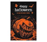 75x50cm/1000pcs Rompecabezas para Adultos Happy Halloween Pumpkin Frights Rompecabezas para Adultos Juguetes DIY Regalos para Mujeres Oferta como Regalos para Toda La Familia 75x50cm/1000pcs