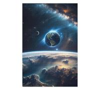 75x50cm/1000pcs Rompecabezas para Adultos Planet Earth from Space Rompecabezas Juegos Familiares Una Obra De Arte Cumpleaños Y Navidad 75x50cm/1000pcs