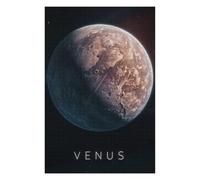 75x50cm/1000pcs Rompecabezas Planet Venus in Space Rompecabezas para Adultos Juguete Decoración De Pared Decoración De Pared Cumpleaños Y Navidad 75x50cm/1000pcs