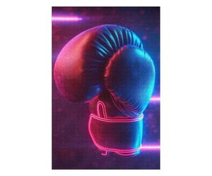 75x50cm/1000pcs Rompecabezas Sport Neon Boxing Glove Rompecabezas para Adultos Juegos Relajantes Decoración Perfecta Cumpleaños Y Navidad 75x50cm/1000pcs