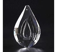 76 mm transparente/AB calidad cristal lámpara prisma colgantes piezas Sun Catcher para el hogar, transparente, 20 piezas