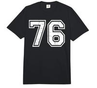 76 Número Setenta y Seis Equipos Deportes Grunge Varsity Matching Comfort Colors Adult Heavyweight T-Shirt