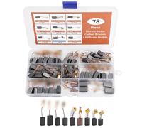 76 Piezas Cepillos de Carbono Motor+2 Piezas Carbono de Motor para Makita