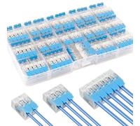 76 terminales de conexión rápida, terminales eléctricos, conectores de cable, terminales de conexión eléctrica, conectores de cable de 4 mm, 2-3-5 polos