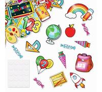 76 unidades de confeti para escolarización, multicolor, decoración para el colegio, ABC 123, decoración de mesa, decoración de mesa, escolar, escolar, 2025, introducción escolar, fiesta para comienzo