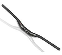 760mm mtb manillar 31.8, fibra de carbono manillar de bicicleta de montaña, 3K brillante MTB Bares, Negro ligero Riser manillar para Downhill BMX Fixie Enduro XC MTN Bike Handlebars