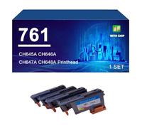 761 CH645A CH646A CH647A CH648A Cabeza De Impresión Compatible para HP T7100 T7200,761-1 Set