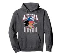 762 Augusta Queen de Georgia: un Homenaje a la Belleza Afro Puff Sudadera con Capucha