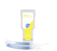 764 Compatible con Cartucho de Tinta Impresora DesignJet T3500 con Chip de Tinta Lleno de Tinte(HP764 -Y- 300ML)