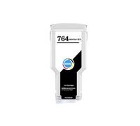 764 Compatible con Cartucho de Tinta Impresora DesignJet T3500 con Chip de Tinta Lleno de Tinte(HP764 -MBK- 300ML)
