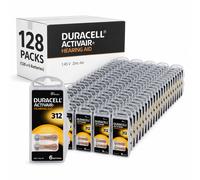 768x Duracell Activair 312 PR41 DA312 Baterías de un solo uso