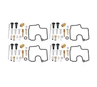 76pcs Kit de reparación de carburador de motocicleta Reemplazo de metal de goma para Yamaha YZF R1 1998-2001