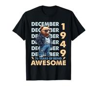 76th Birthday Bear Legends December 1949 76 Years Old Mens Camiseta