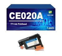 771 Cabezal De Impresión con Chip Compatible para HP Designjet Z6200, Z6600, Z6800 Y Z6810,CE020A-1 Pack