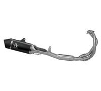 Escape ARROW Indy Race homologado en aluminio negro para MOTO MORINI X-CAPE 700 25-26