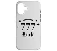 777 Número Ángel Suerte Carcasa para iPhone 16