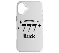 777 Número Ángel Suerte Carcasa para iPhone 16 Plus