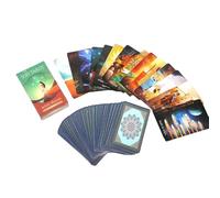 78 cartas de oráculo mágico, mazo de tarot inglés completo, juego de adivinación de 4.13 x 2.48 pulgadas, visión espiritual, fácil interpretación para fiestas de amigos, reuniones familiares