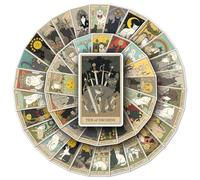 78 pcs pegatinas tarot, pegatinas aesthetic, pegatinas decorativos de vinilo, para álbumes de recortes, diarios, portátiles, botellas de agua
