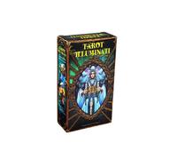 -78 Tarot Illuminati Kit Juego de Cartas del Tarot La Baraja de Tarot Inglesa ilumina tu camino superior