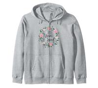 78 Years Loved Men Women Floral 78 Year Old 78th Birthday Sudadera con Capucha