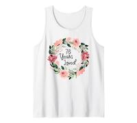 78 Years Loved Women Men 78 Years Old 78th Birthday Camiseta sin Mangas